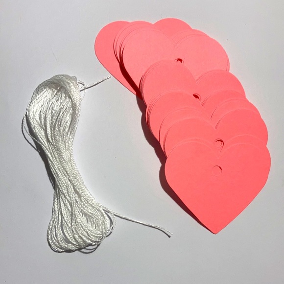 💓🏷 Pink Heart Tags🏷💓 - Picture 2 of 4